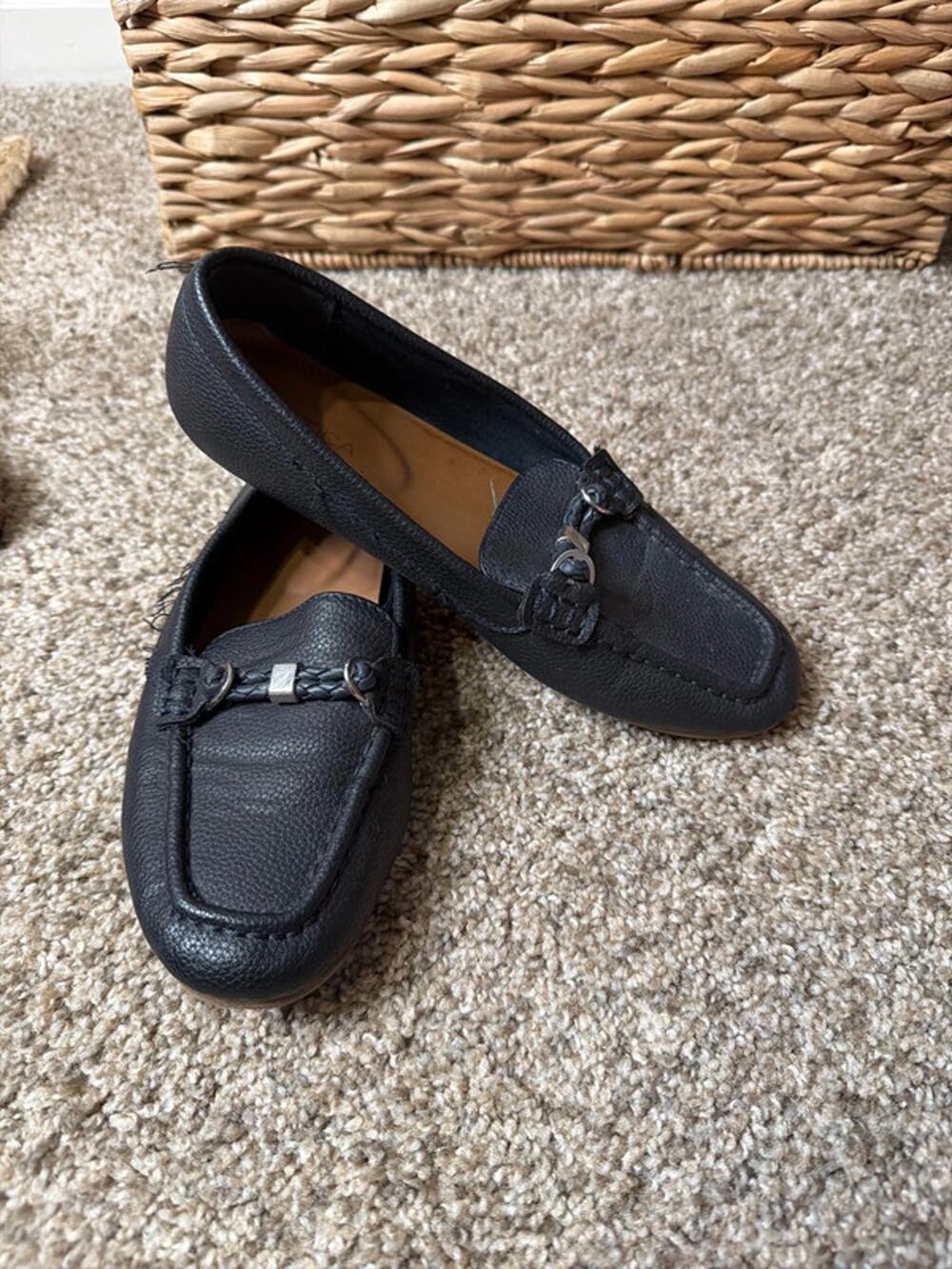3 for $9 Nautica black loafers 7.5